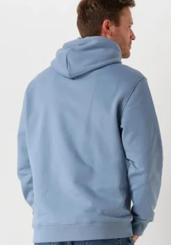 blauwe tommy jeans sweater tjm reg badge hoodie ext