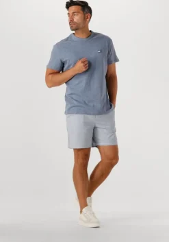 blauwe tommy jeans t-shirt tjm reg badge tee ext