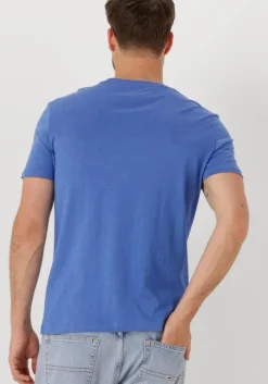 blauwe tommy jeans t-shirt tjm xslim jaspe htr tee ext