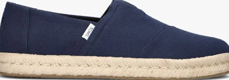 blauwe toms instappers alp rope 2.0
