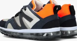 blauwe ton & ton lage sneakers arn