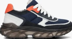 blauwe ton & ton lage sneakers marny