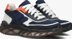 blauwe ton & ton lage sneakers marny