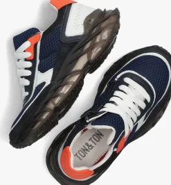 blauwe ton & ton lage sneakers marny