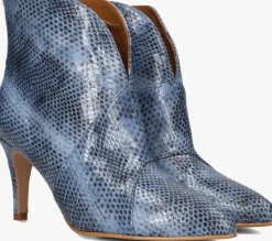 blauwe toral enkellaarsjes 12804