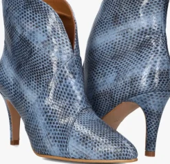 blauwe toral enkellaarsjes 12804