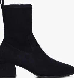 blauwe unisa enkellaarsjes langley