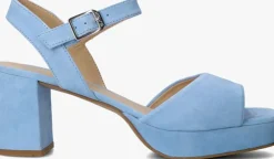 blauwe unisa sandalen met hak ney