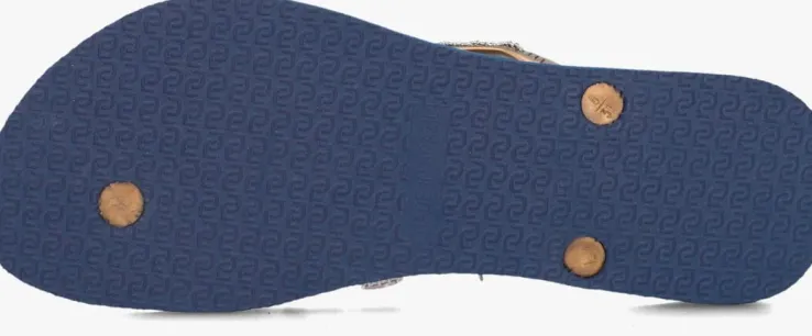 blauwe uzurii teenslippers chrystal marilyn