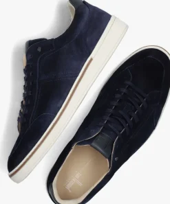 blauwe van bommel lage sneakers sbm-10019