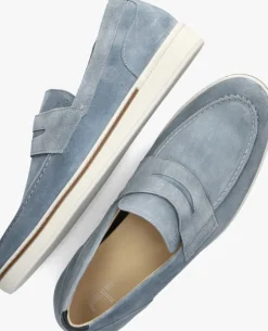 blauwe van bommel loafers sbm-40041