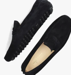 blauwe van bommel mocassins sbm-40019