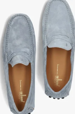 blauwe van bommel mocassins sbm-40019