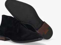 blauwe van bommel nette schoenen sbm-50022