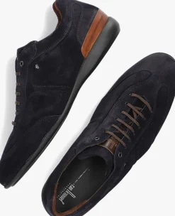 blauwe van bommel nette schoenen sbm-10016 senna