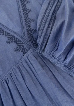 blauwe vanessa bruno mini jurk voguia