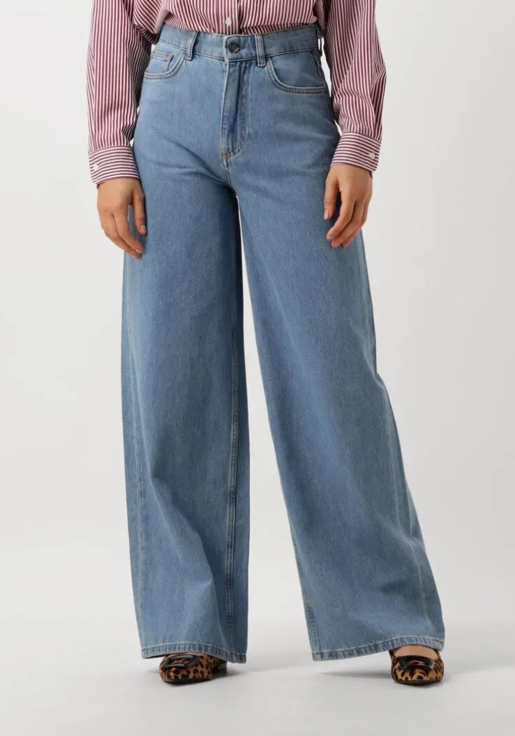 blauwe vanessa bruno wide jeans bilbao