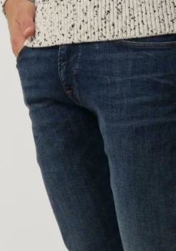 blauwe vanguard slim fit jeans v7 rider true blue ocean