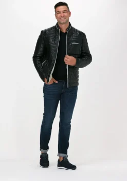 blauwe vanguard slim fit jeans v7 rider steel blue wash