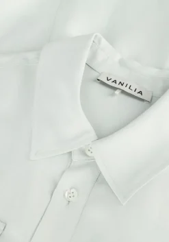 blauwe vanilia midi jurk the lauren