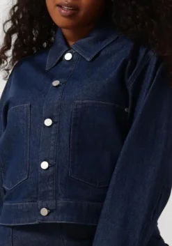 blauwe vanilia spijkerjas rinsed denim jacket