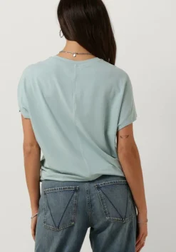 blauwe vanilia top center seam te