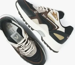 blauwe via vai lage sneakers danae noah