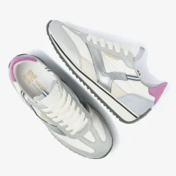 blauwe via vai lage sneakers mikki ruby
