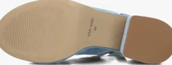 blauwe via vai sandalen elia paisley