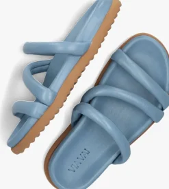 blauwe via vai slippers candy pop