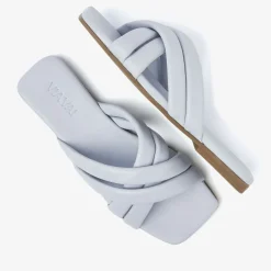 blauwe via vai slippers kiki lot
