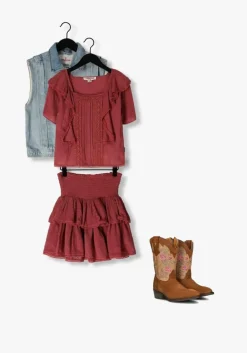 blauwe vingino gilet taira