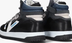 blauwe vingino hoge sneakers joshua mid