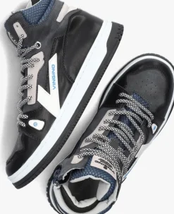 blauwe vingino hoge sneakers joshua mid