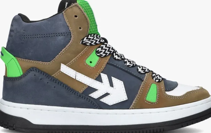 blauwe vingino hoge sneakers kevin hi