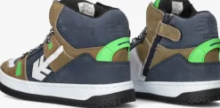 blauwe vingino hoge sneakers kevin hi