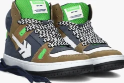 blauwe vingino hoge sneakers kevin hi