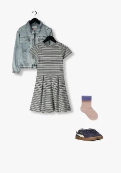 blauwe vingino mini jurk pemily