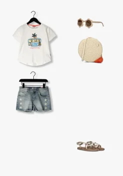 blauwe vingino shorts dafina star