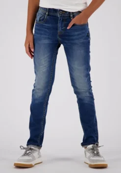 blauwe vingino skinny jeans apache