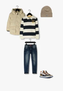 blauwe vingino skinny jeans apache