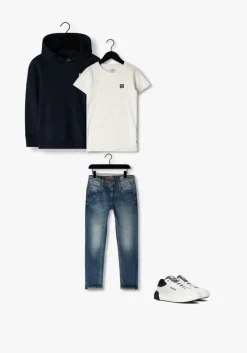 blauwe vingino skinny jeans apache