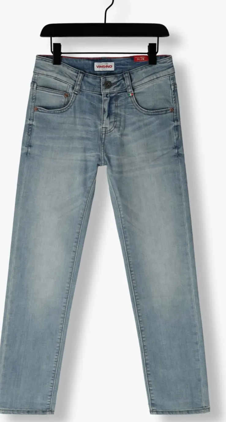 blauwe vingino skinny jeans diego