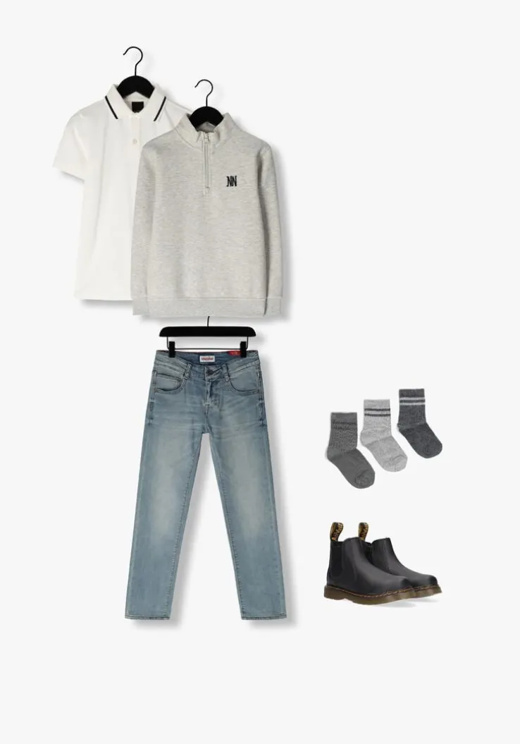 blauwe vingino skinny jeans diego