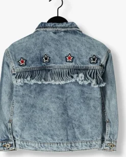 blauwe vingino spijkerjas tori