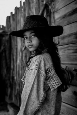 blauwe vingino spijkerjas tori