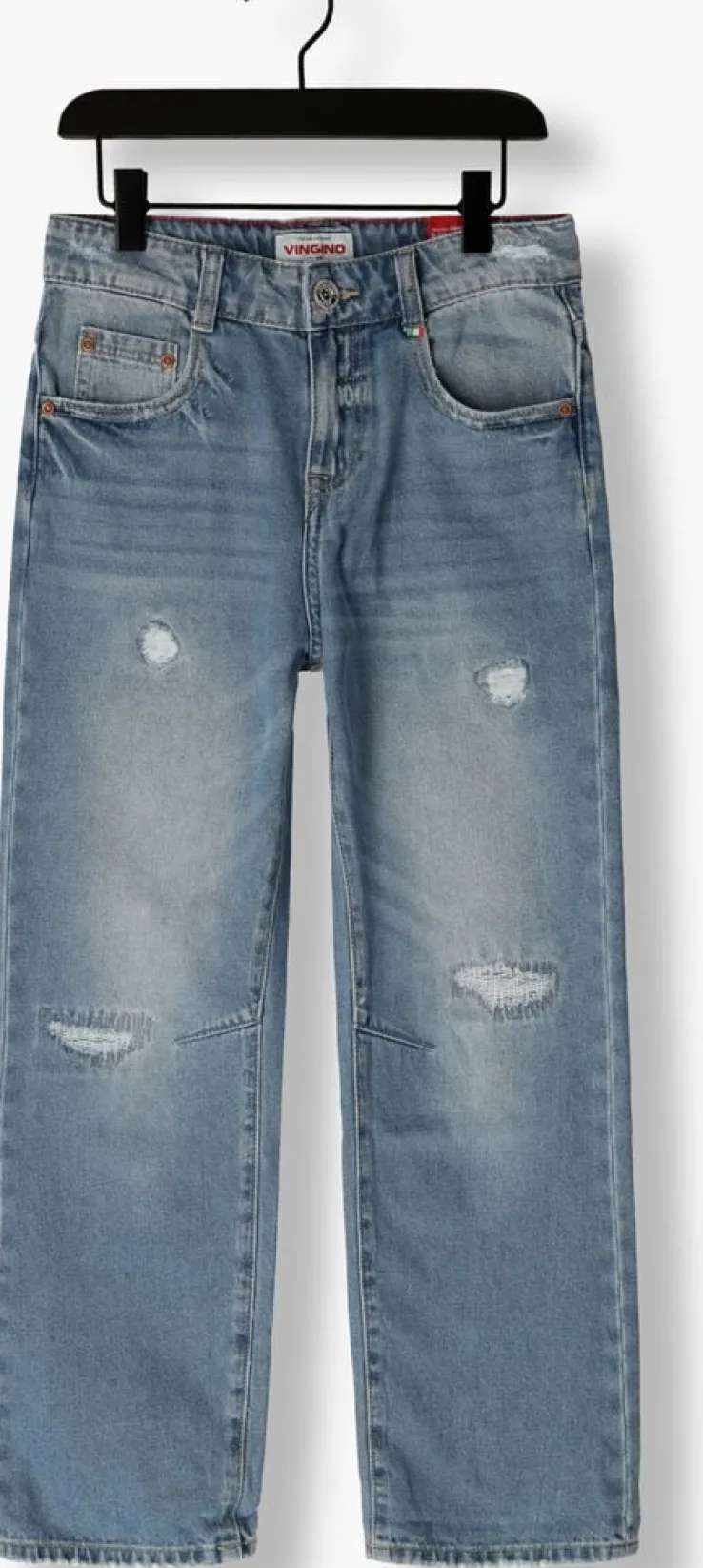 blauwe vingino straight leg jeans gino