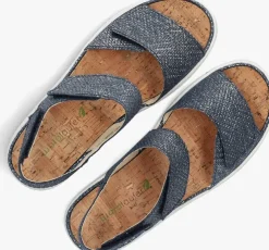 blauwe waldlaufer platte sandalen h-willow