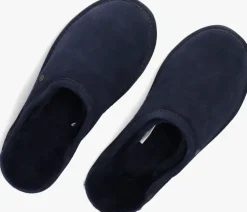 blauwe warmbat pantoffels classic unisex