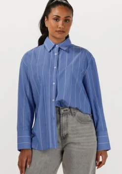 blauwe withblack blouses wblnoa ls striped shirt